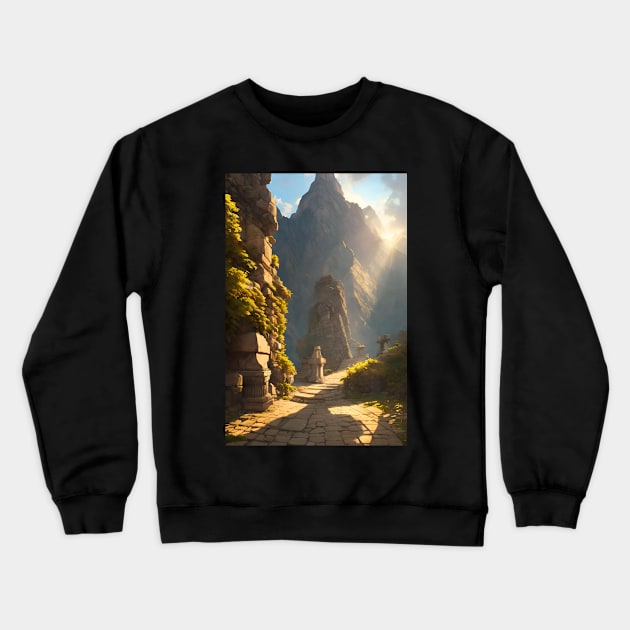 Rock Passage Crewneck Sweatshirt by VictoriaLehnard